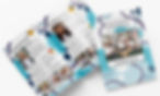 Abstract design - Sample individual pupil pages and cover design