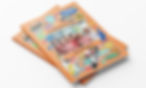Sticker Pack design - Sample orange cover
