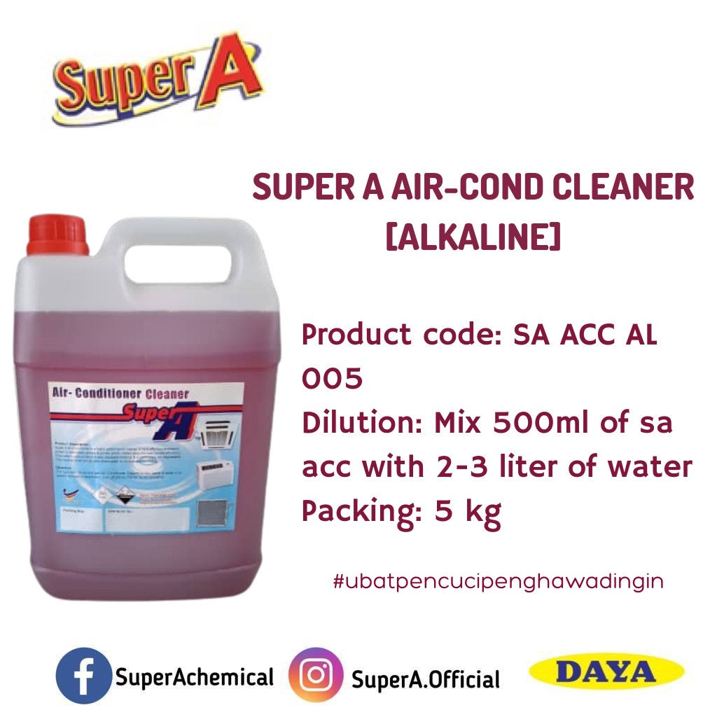 Super A Aircond Cleaner (Alkaline ) 5kg