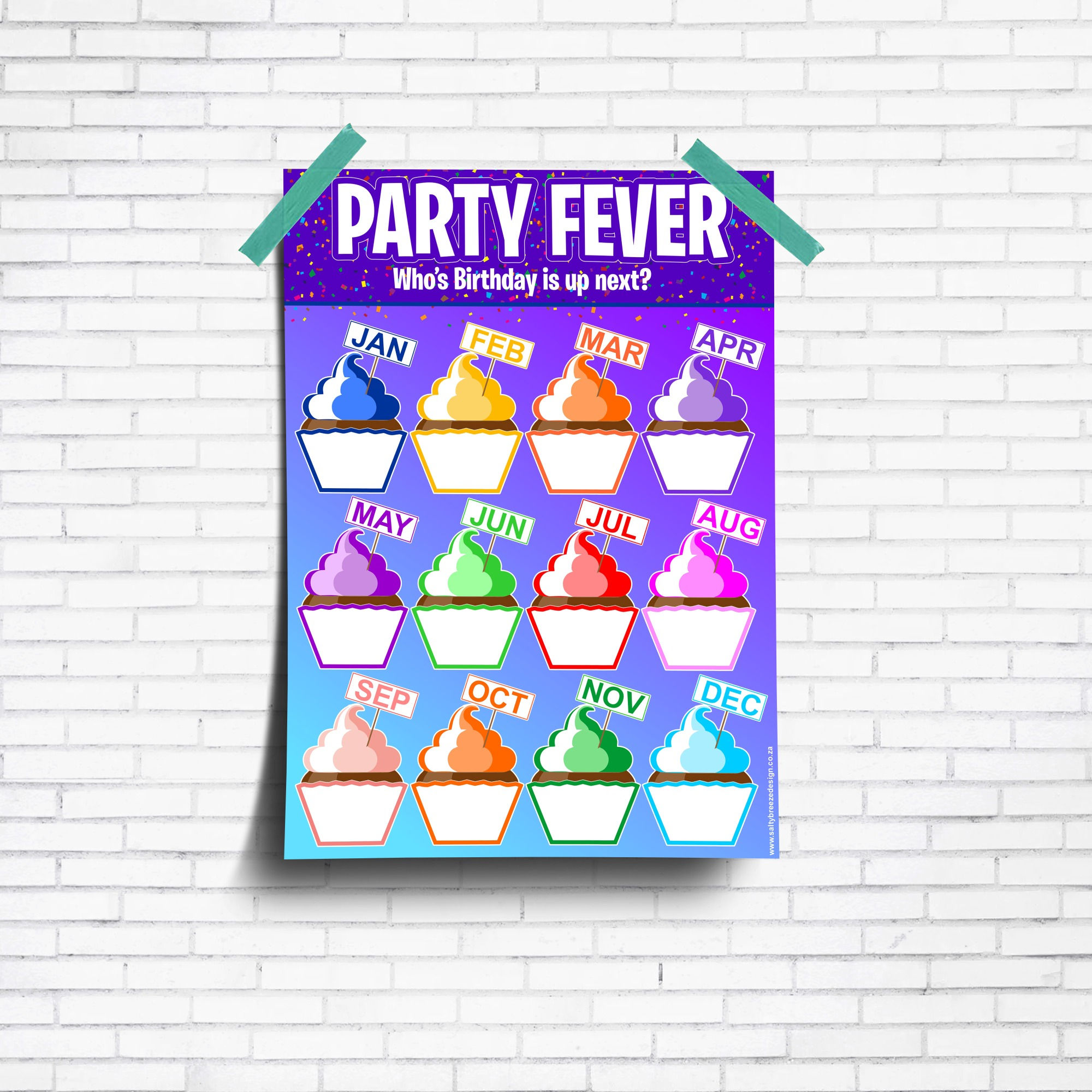 CUPCAKE CALENDAR