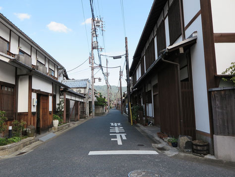 'Nara-machi' zone in the heart of Nara City, Nara Prefecture, is lying in the ancient area, 