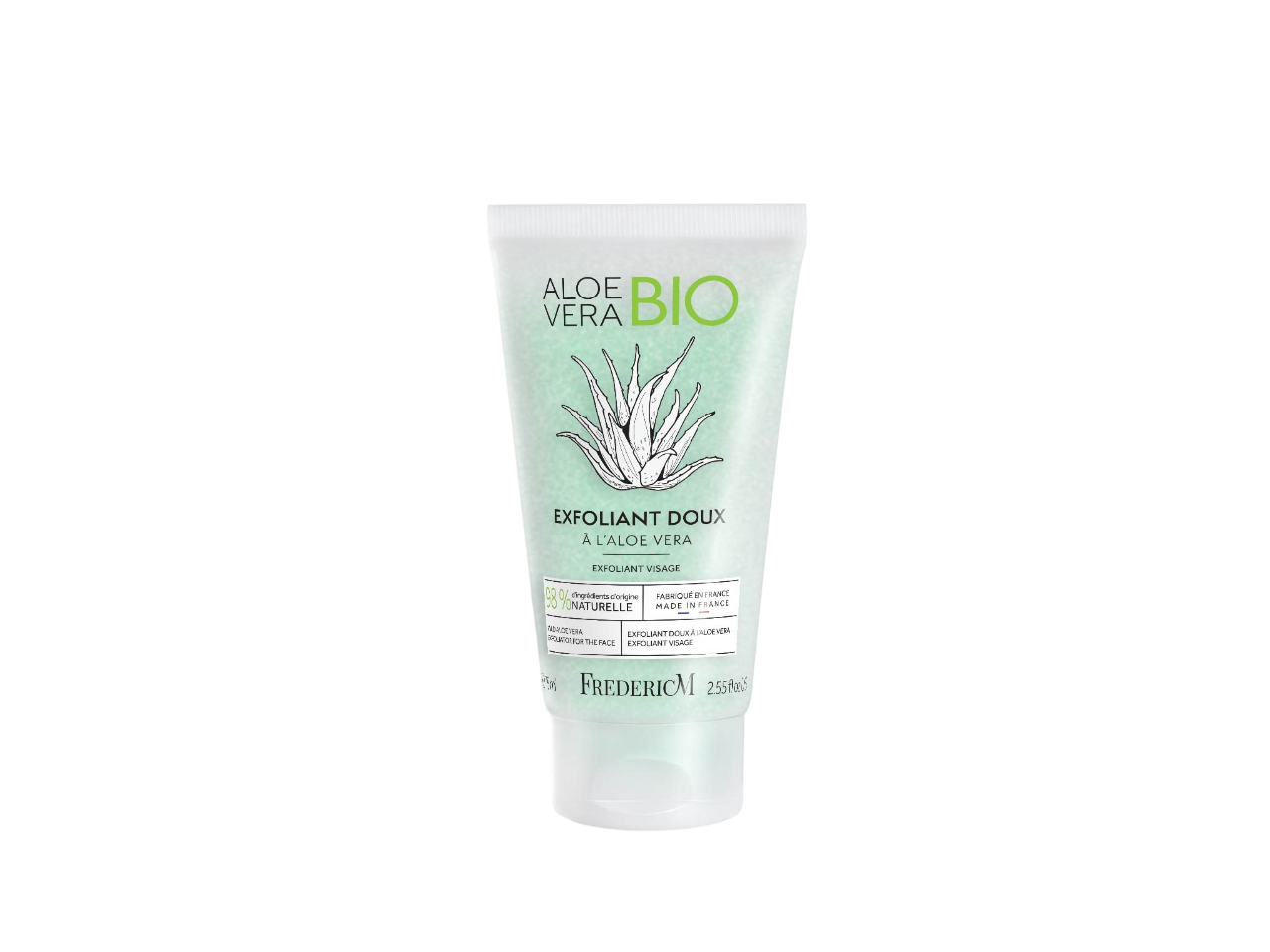 Exfoliant aloe vera visage