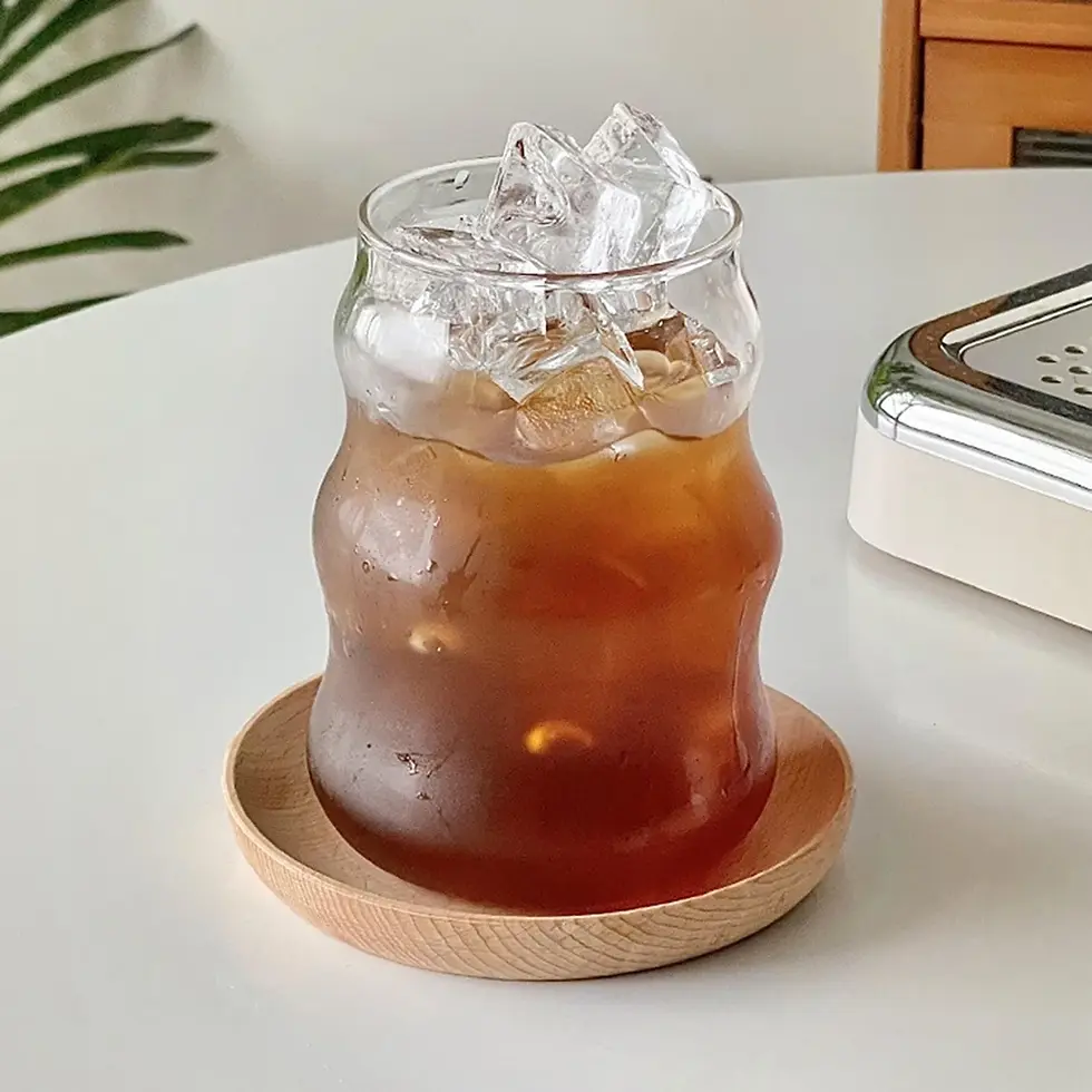 Thumbnail: Drinking Glasses 530/410/650mlor Tea Coffee Milk