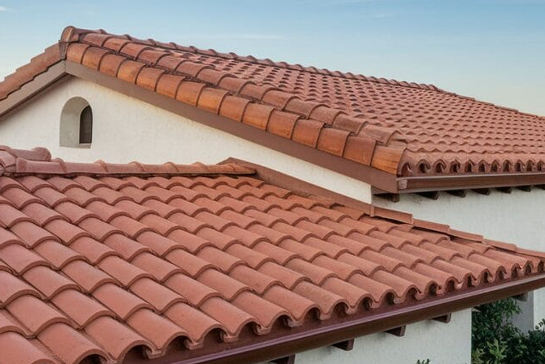 clay roof tiles