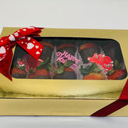 10pc Chocolate Covered Strawberries - Gold Box
