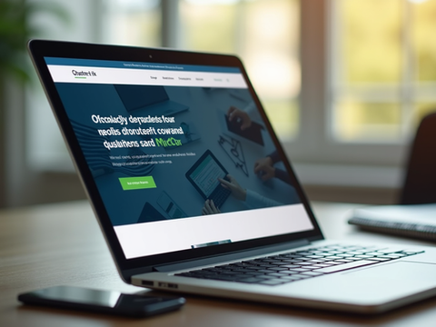 Modern business website