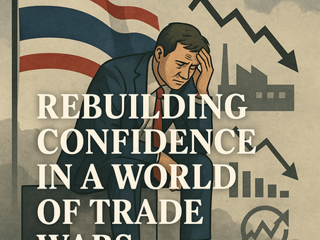เมื่อความเชื่อมั่นสูญหาย ท่ามกลางสงครามการค้าโลก: บทเรียนจากประเทศที่เคยสิ้นหวัง สู่กลยุทธ์สำหรับประเทศไทย