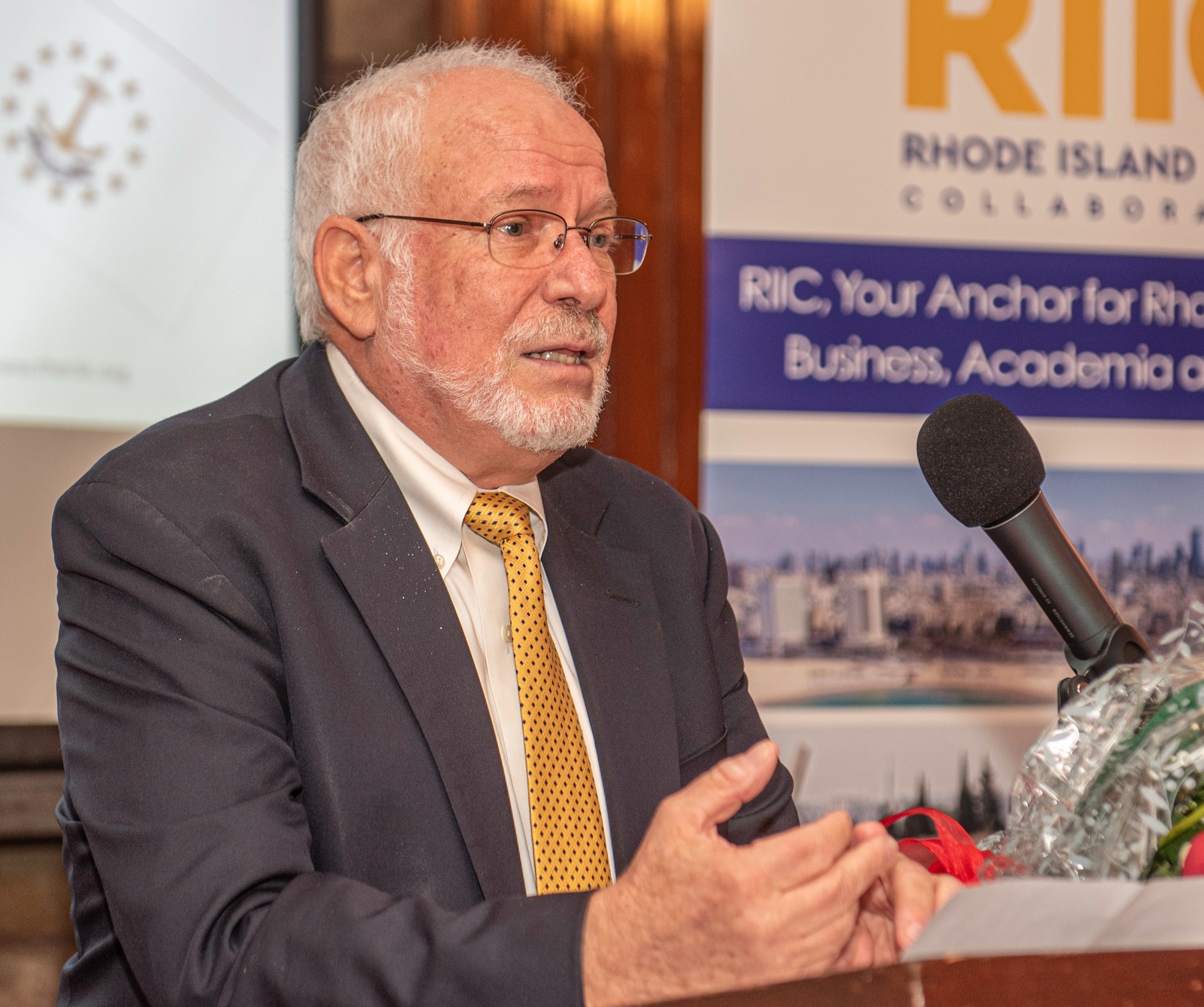 Close up of professional laboratory equipment representing the academic and research exchange facilitated by RIIC.