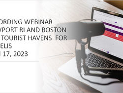 Recording Rhode Island and Boston, Massachusetts are Tourist Havens for Israelis Webinar