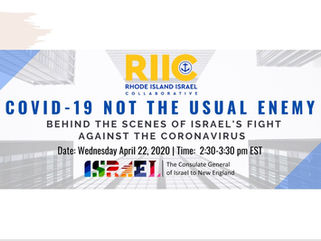 Recording of Webinar: COVID -19 Not the usual enemy: Behind the scenes of Israel's fight agai