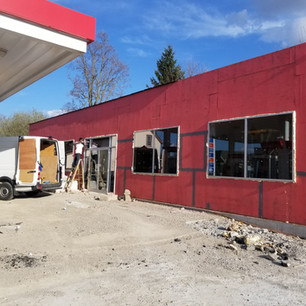 Commercial Gas Station Storefront