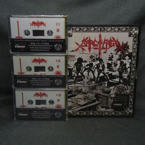 Thumbnail: Sarcófago - Die...hard!!! 3x Tape Boxset | CASSETTE
