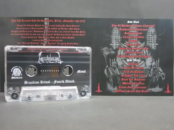 Thumbnail: Necroholocaust - Brazilian Ritual 4th Fourth Attack | CASSETTE