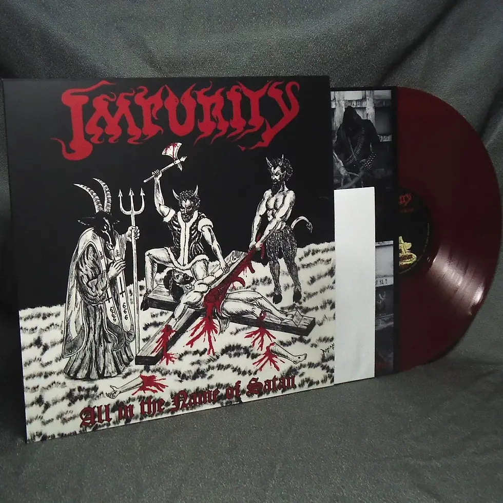 Miniatura: IMPURITY - All In the Name of Satan - LP (Poster, Double Insert)