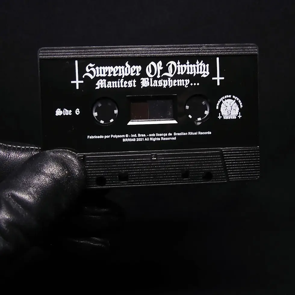 Thumbnail: Surrender of Divinity - Manifest Blasphemy: The Abortion of the Immaculate | CASSETTE