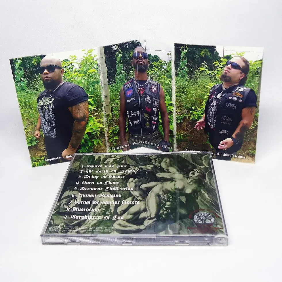 Thumbnail: Ad Baculum - The Birth of Human Tradegy CD   INSERT