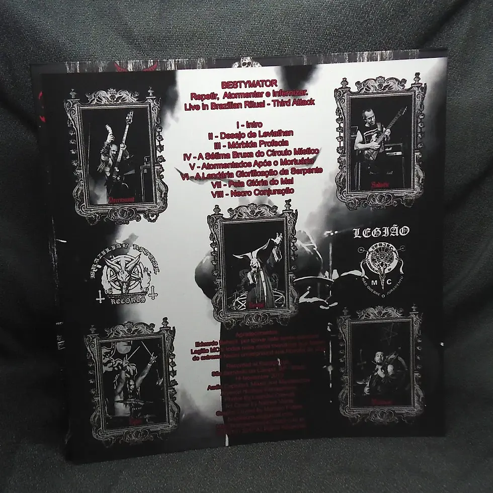 Thumbnail: BESTYMATOR - Repetir, Atormentar, Infernizar / BELLICUM BESTIALLIS - LP (Split)