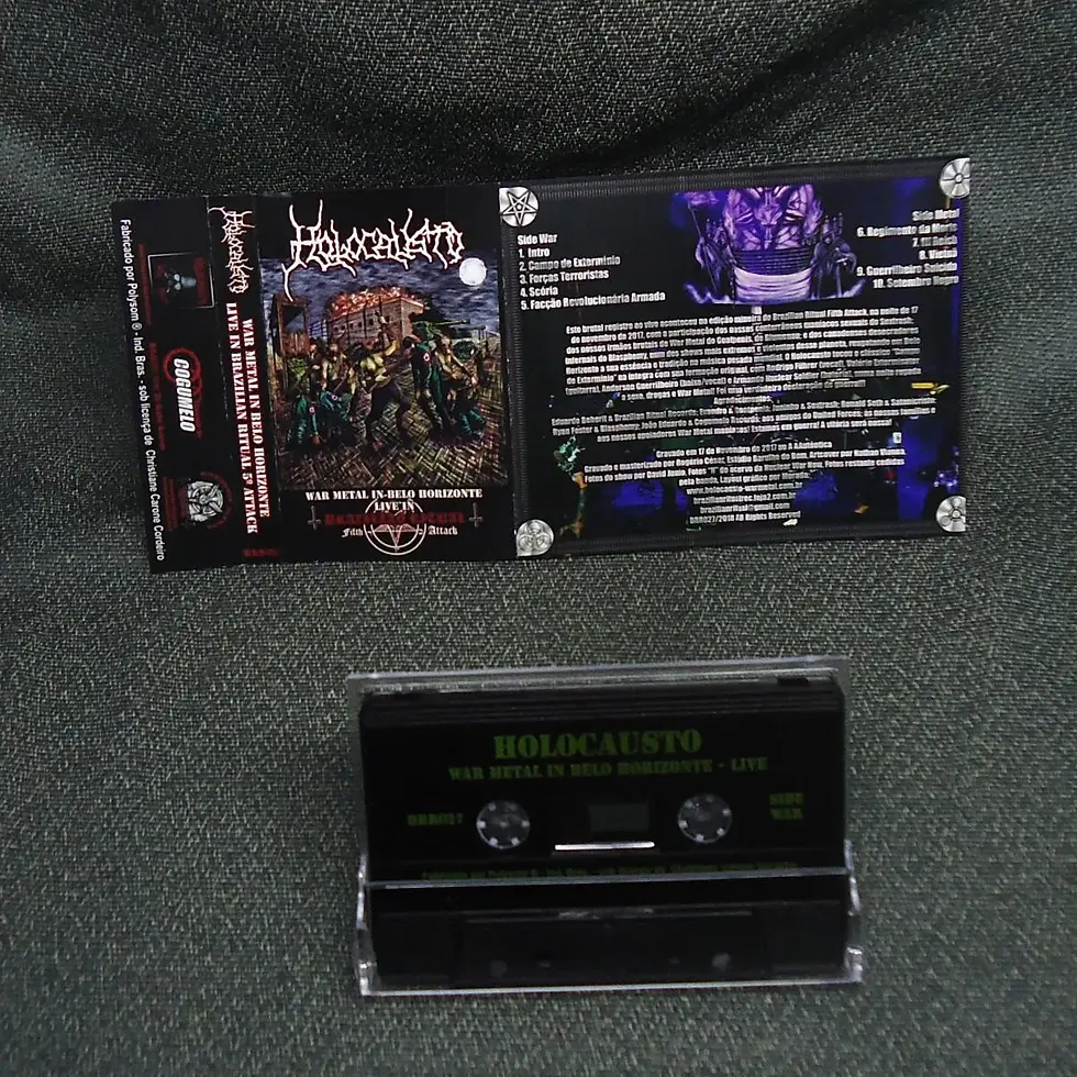 Thumbnail: Holocausto - War Metal In Belo Horizonte - Live in Brazilian Ritual 5th | CASSETTE