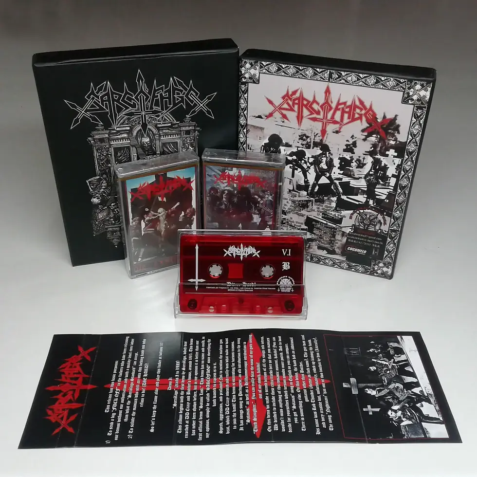 Thumbnail: Sarcófago - Die...hard!!! 3x Tape Boxset | CASSETTE
