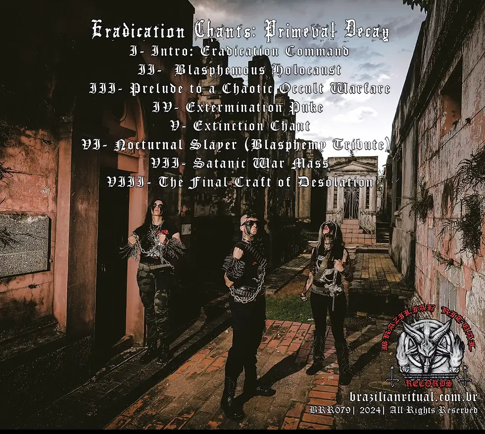 Thumbnail: Infaustes - Eradication Chants: Primeval Decay - DEMO COVER
