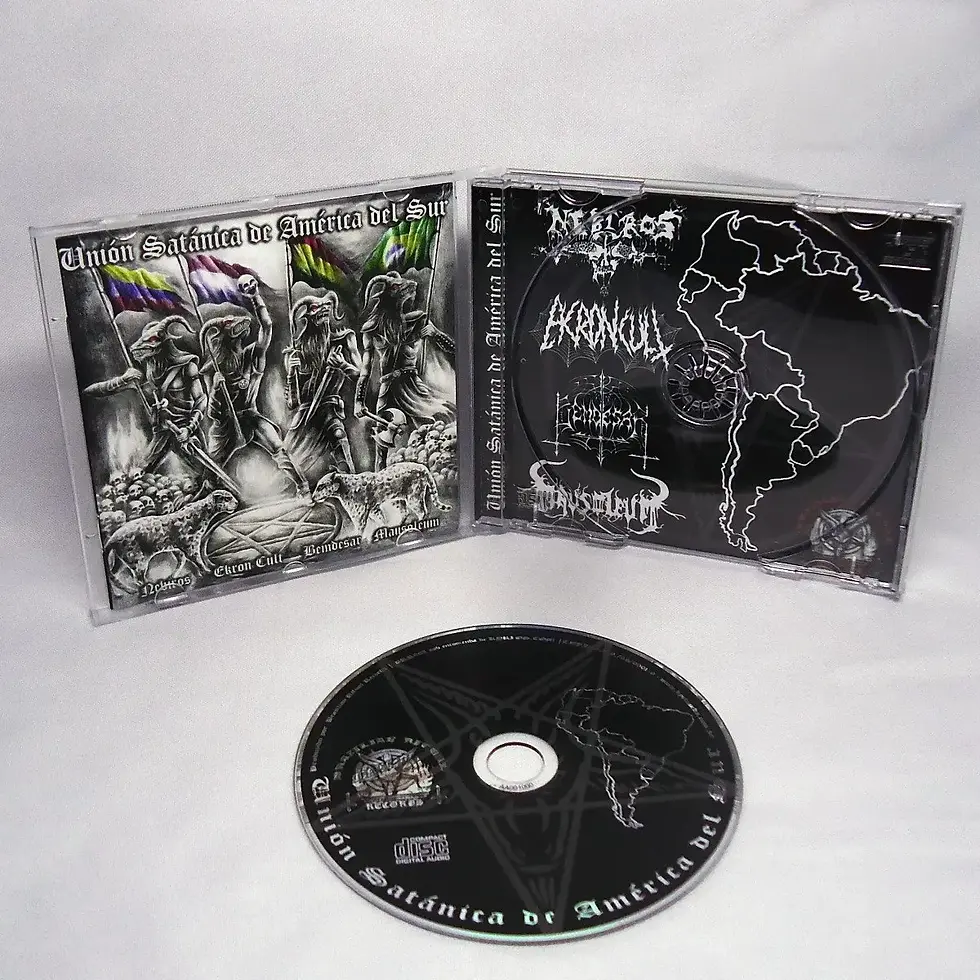 Thumbnail: Unión Satánica De América Del Sur - Nebiros Ekron Cult Bemdesar Mausoleum CD DISC
