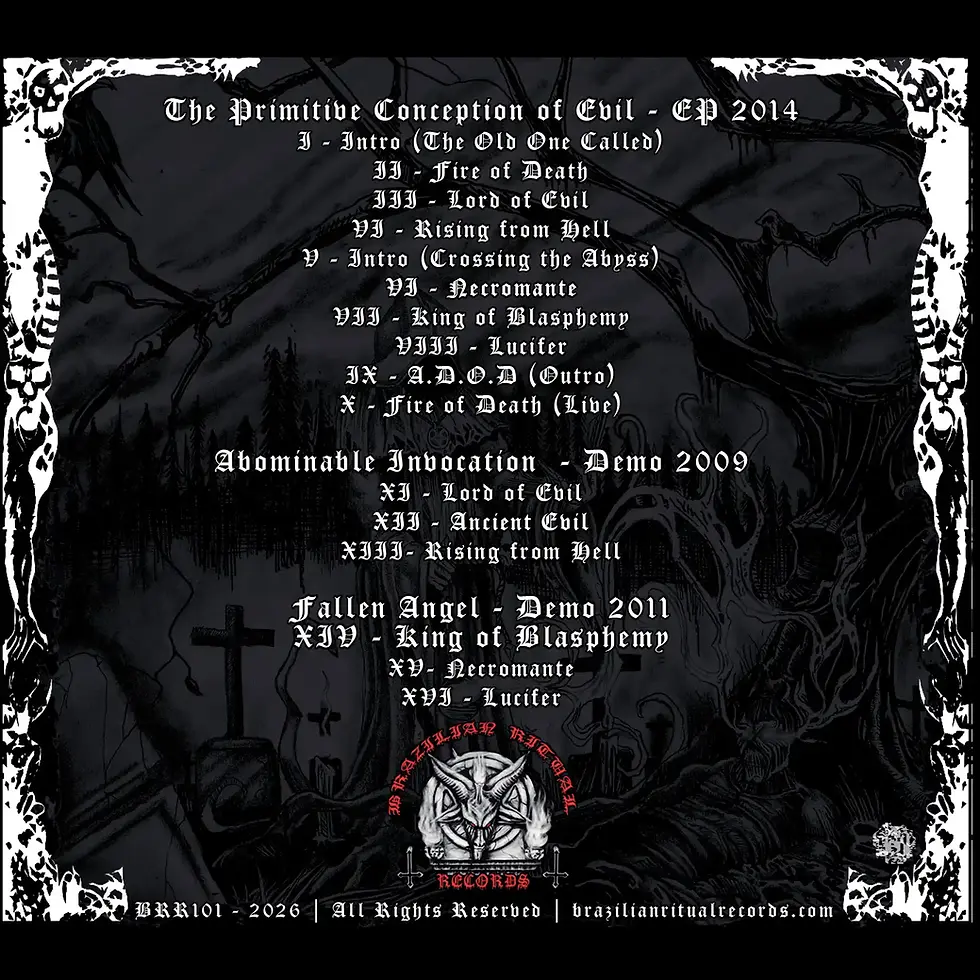 Miniatura: Necromante - The Primitive Conception of Evil EP + Demos | CD Pré-Venda!