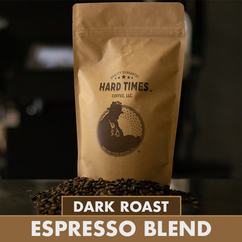 Espresso Blend Dark Roast hardtimescoffeeco