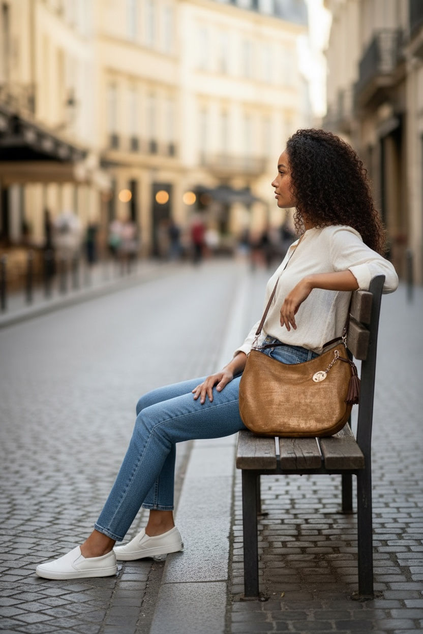 Thumbnail: Used Micheal Kors Bag “like NEW ! “