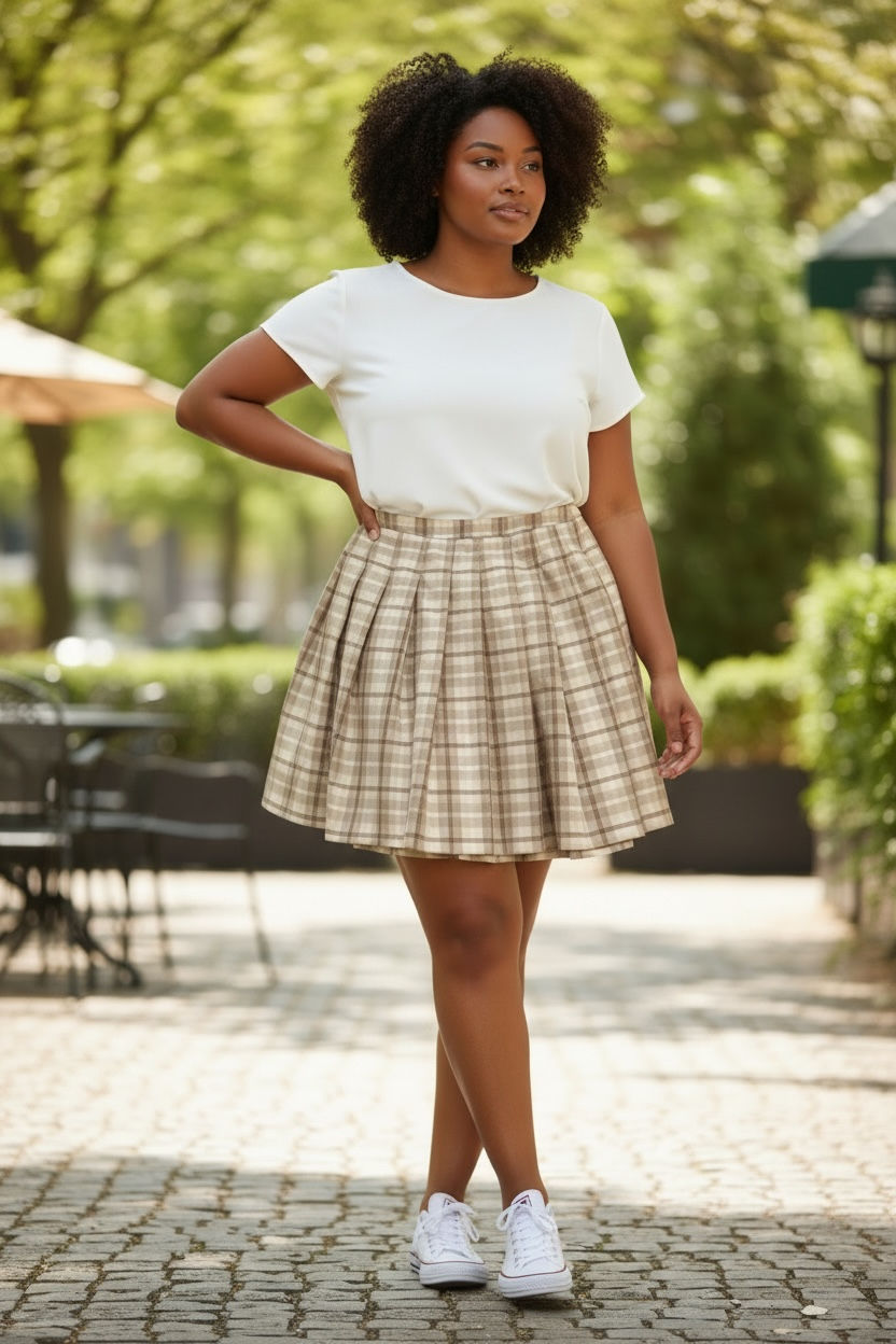 Beautiful khaki skirt 