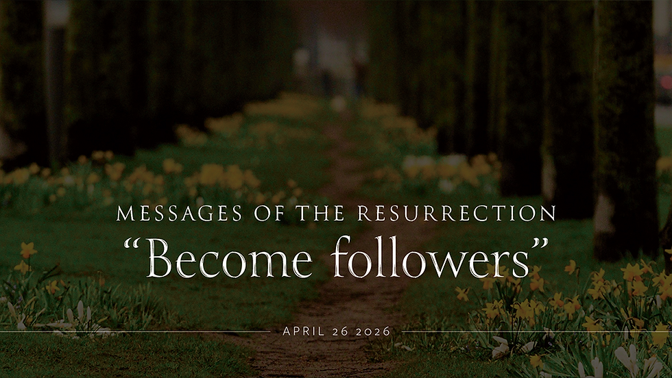 In view of the cross, Jesus enters. Palm Sunday March 28, 2026