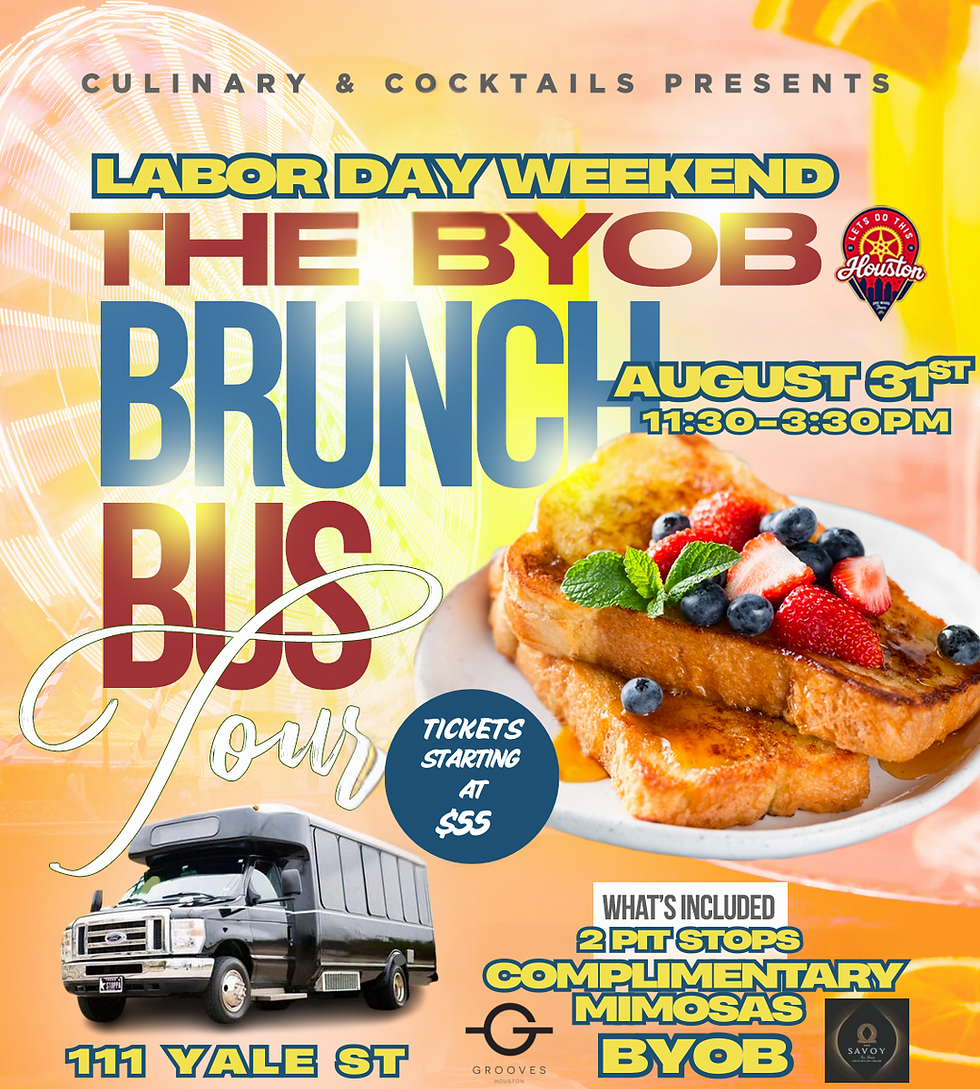 The BYOB Brunch Bus Tour | Labor Day Weekend