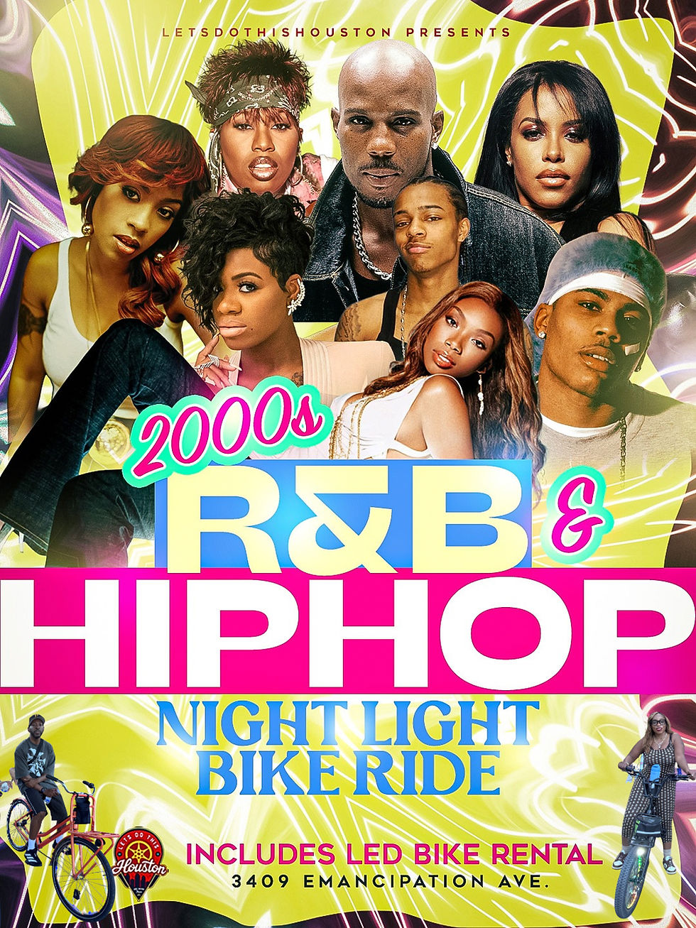 2000s R&B & Hip Hop Night Light Bike Ride