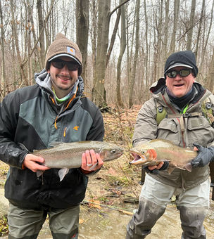 A father and son Steelhead fishing trip with Jeff Liskay.