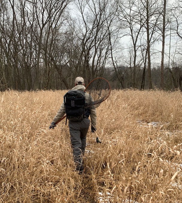 Jeff Liskay Swinging for Steelhead on Cuyahoga River
