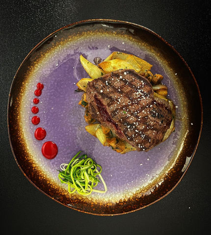 Gegrilltes Entrecôte mit Fenchel