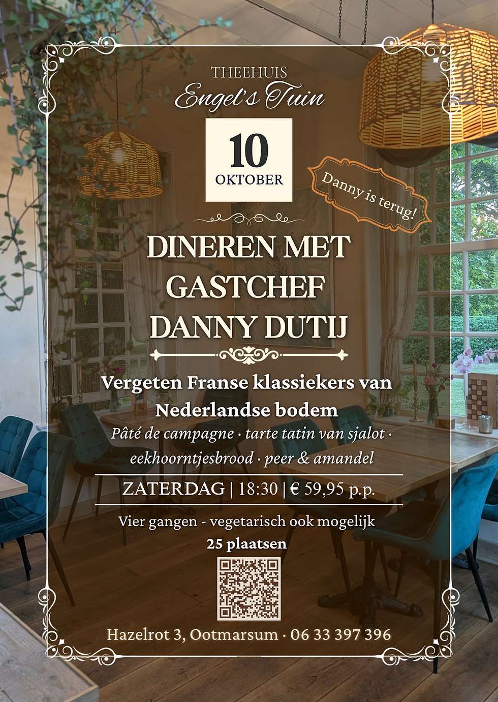 Dineravond met gastchef Danny Dutij