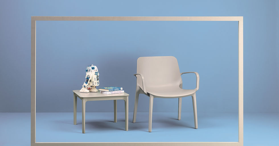 Thumbnail: Ginevra Technopolymer Indoor / Outdoor Lounge Chair