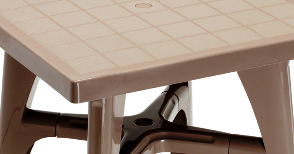 Thumbnail: Quadramax 80cm Square Resin Outdoor Dining Table