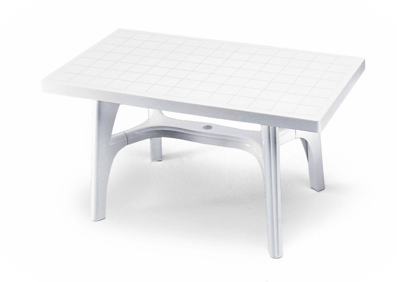 Rettango 140cm x 80cm Rectangular Resin Outdoor Dining Table
