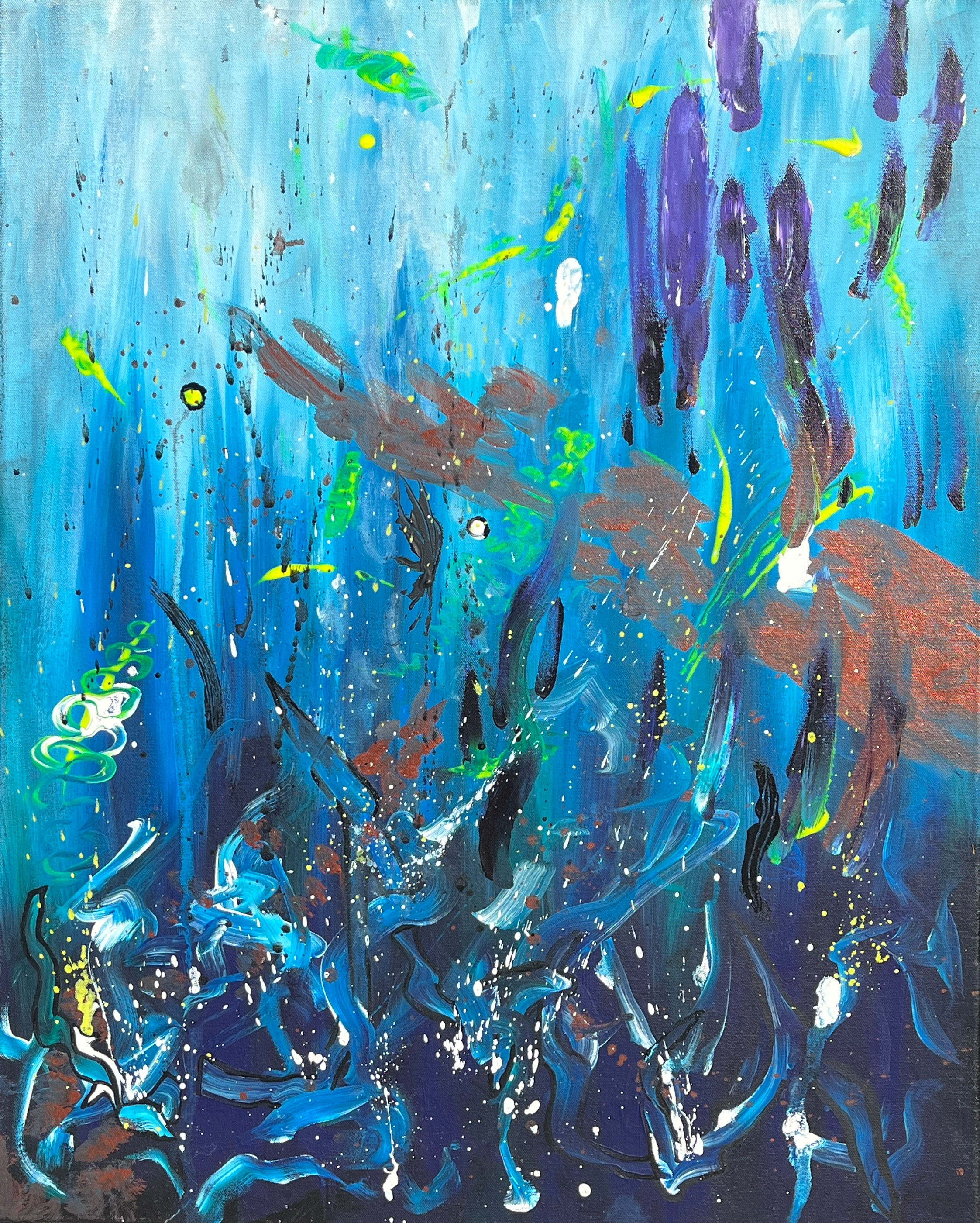 Untitled Abstract 24 x 30