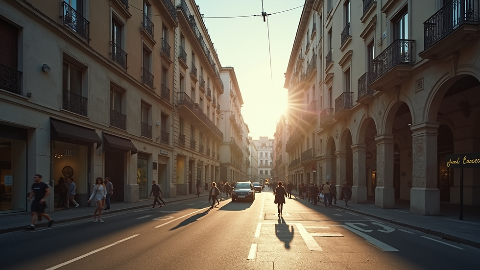 Vista frontal de audífonos modernos sobre una mesa en Madrid