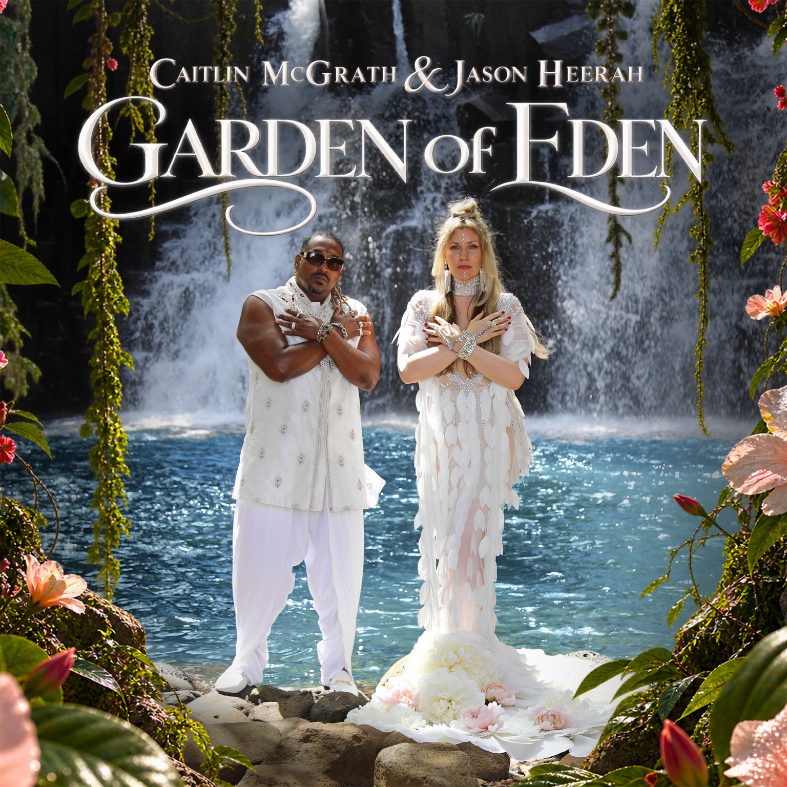 Garden of Eden album cover featuring Caitlin McGrath and Jason Heerah