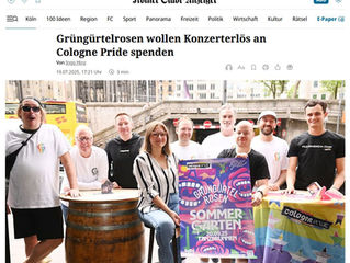 Grüngürtelrosen unterstützen CSD 2026