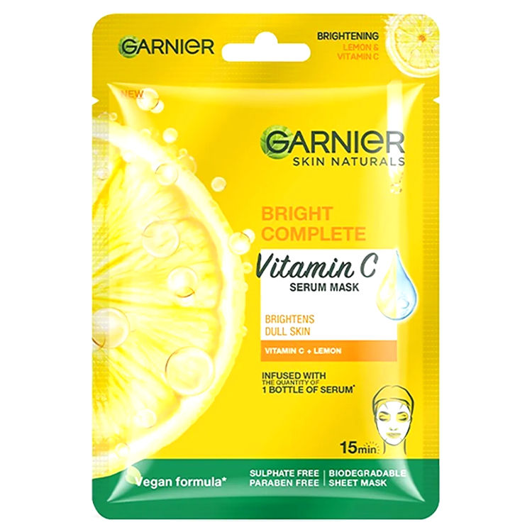Garnier Skin Naturals Bright Complete Vitamin C Serum Sheet Mask