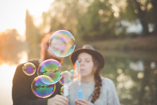 Blowing Soap Bubbles
