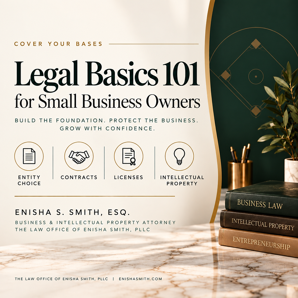 Legal Basics for Starting a Business