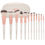 Thumbnail: Bh CosmeticsRose Romance - 12 Piece Brush Set
