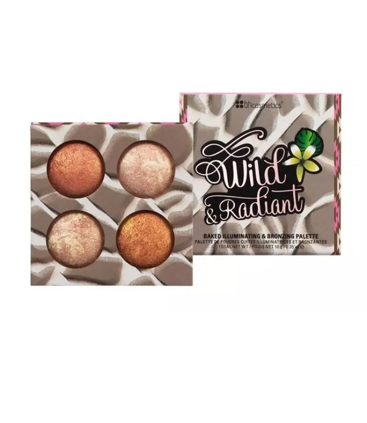 Thumbnail: Bh Cosmetics Wild & Radiant Baked Illuminating & Bronzing Palette