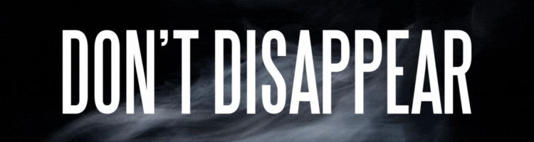 Don't Disappear in a down market
