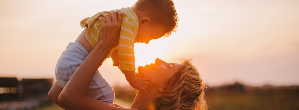 Mother and Daughter happy, mother is able to support her child,